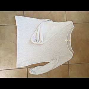 Cream and gold thread shirt